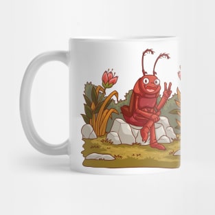 Cockroach Funny Sitting Mug